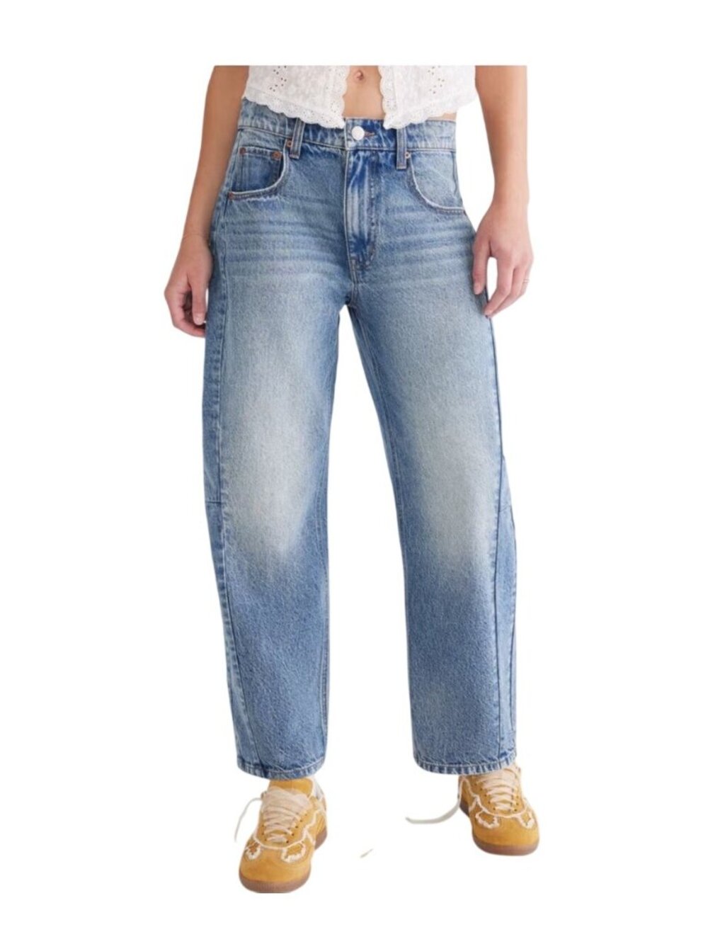 Aeropostale Barrel Jeans Relaxed Fit Denim Pants women’s Size 2